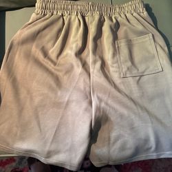 Essentials, we have God shorts