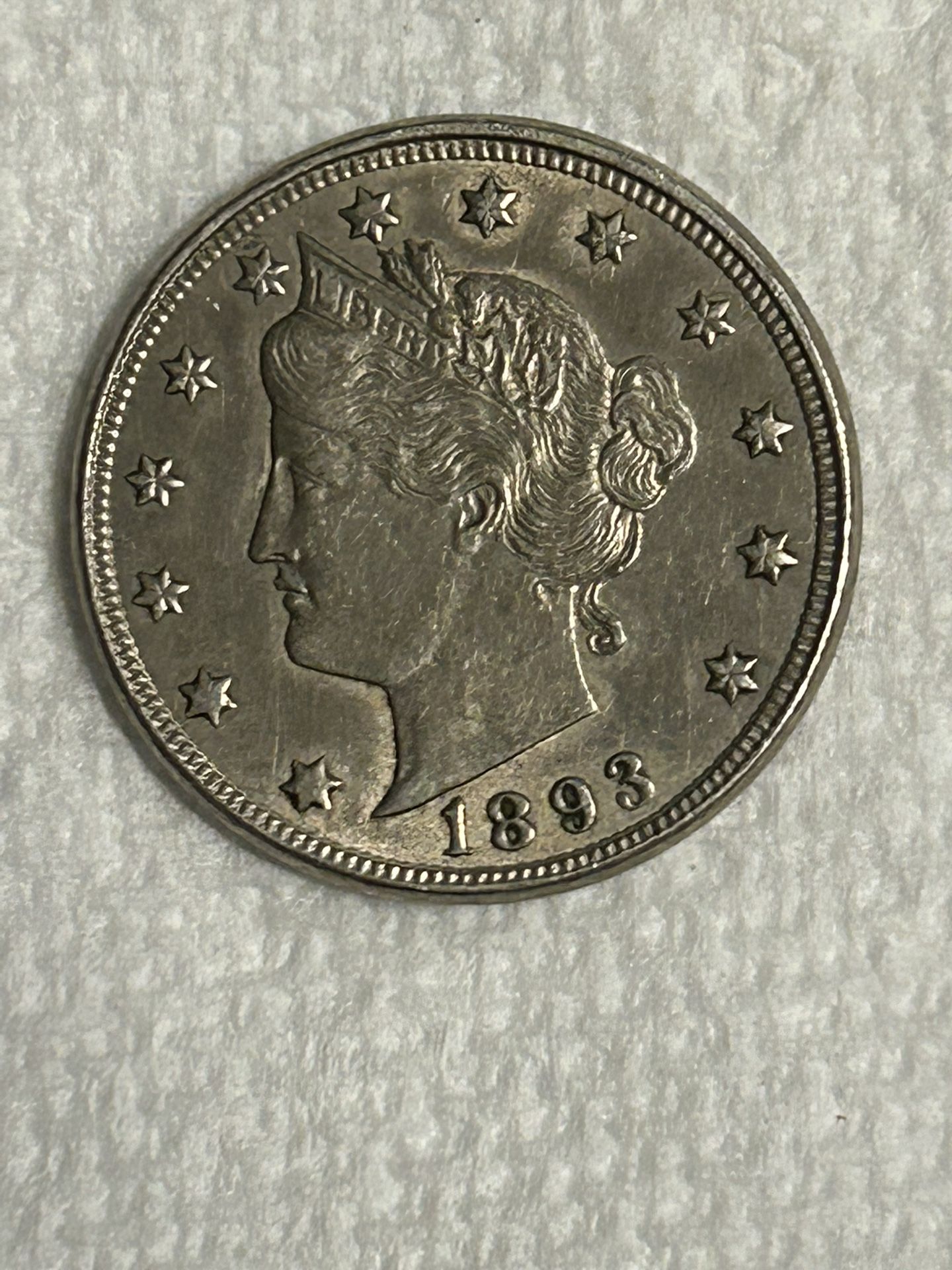 1893 V Nickel