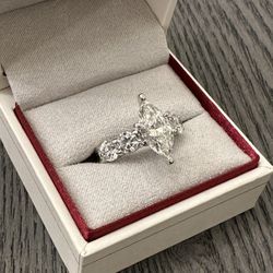 3.56 Carat Total Weight Diamond Engagement Ring