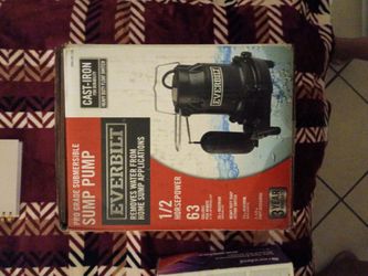 Everbilt 1/2 HP Pro-Grade Submersible Sump Pump (Heavy-Duty Cast Iron)