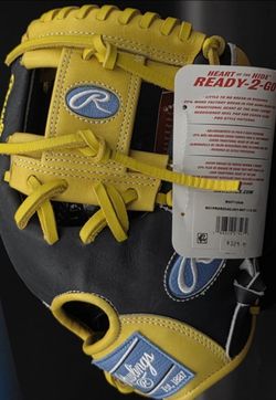 Brand New Rawlings Heart of the Hide 11.5" PROR204U-2NY Black Yellow