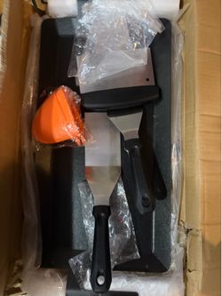 Griddle Plate and Spatula Accessory Set