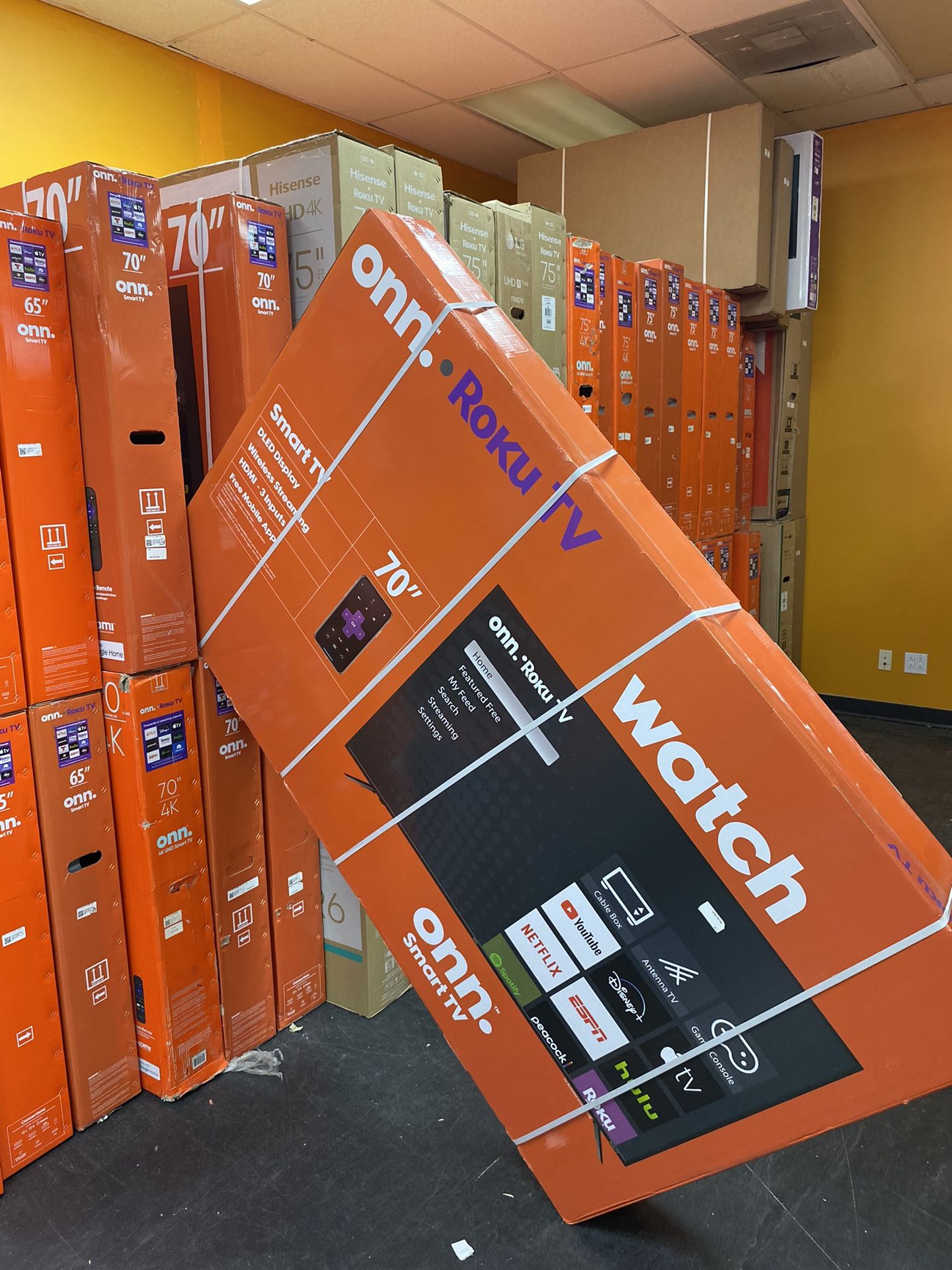 70”Onn Roku Smart Tv