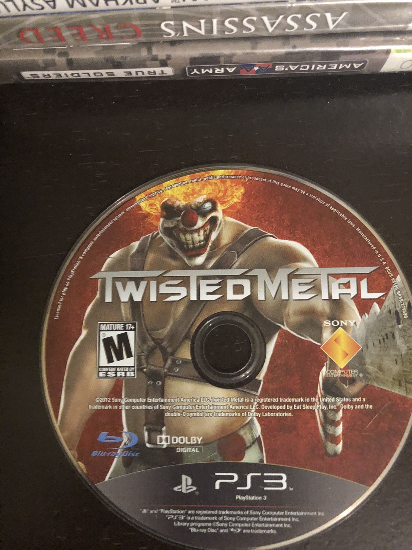 Twisted Metal PS3 - Tested - Fast Shipping!