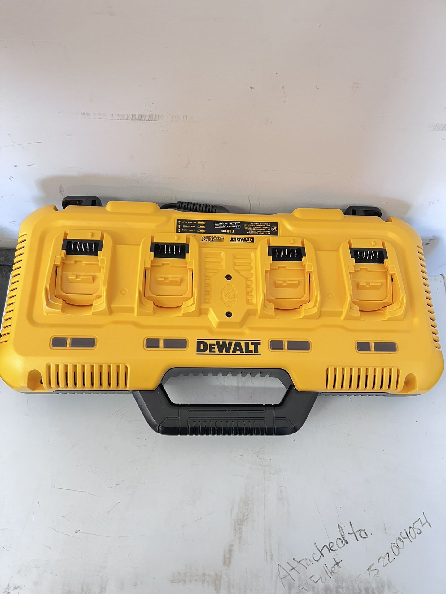 DEWALT 20V/60V MAX 4-Port Lithium-Ion Battery Charger