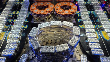 Coin pusher missing spot