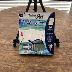 New In box Water Color Painting Kit with Easel