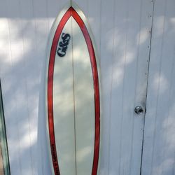 G & S Surfboard. 5' 10"