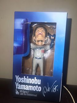 Yoshinobu Yamamoto Dodgers WS Game 7 Last Out Bobblehead
