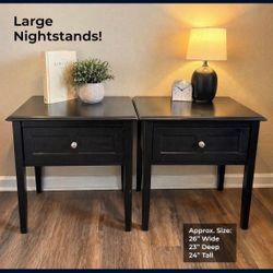 LARGE GORGEOUS NIGHTSTANDS