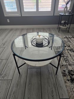 Glass coffee tables sets