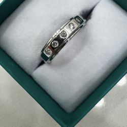 gold white 14k diamond 