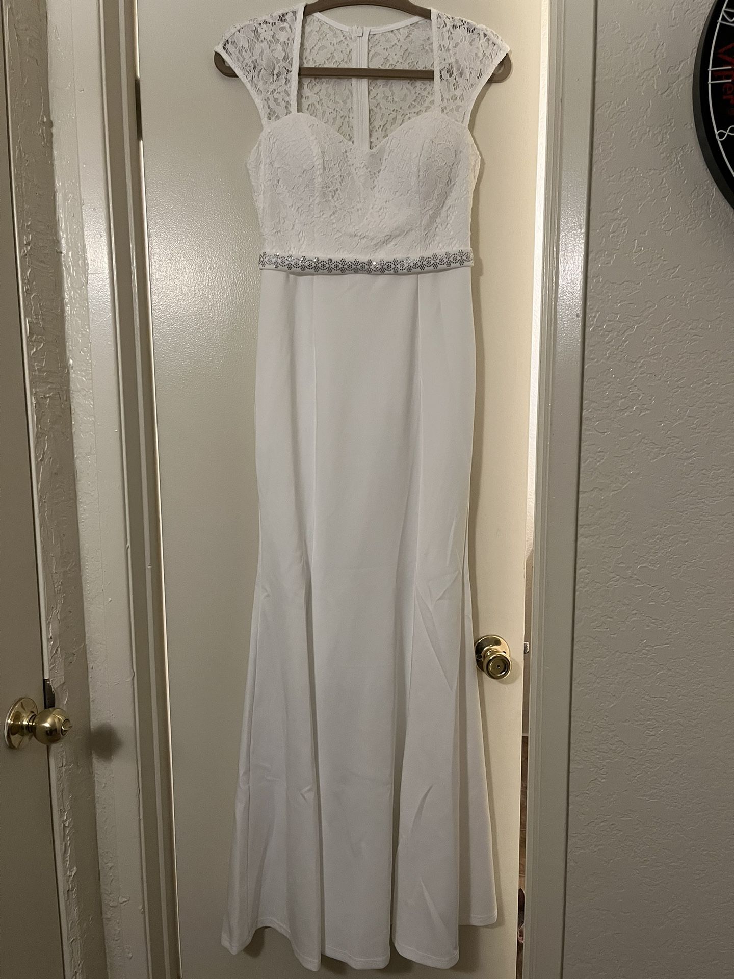 Shein Dress, White, Size 4