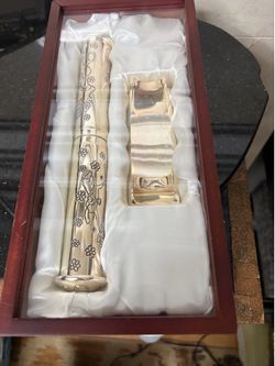 Silver- plated “ Christening Day” birth certificate holder