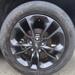 22' Dodge Durango 20in Blk Rims OEM