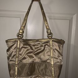 Coach Medium Tote Gold