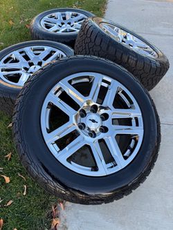 20 Inch 6 Lug Chevy GM Wheels & Tires