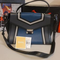 MICHAEL Michael Kors
Whitney Large Tri-Color Leather Satchel