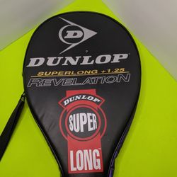 Dunlop Superlong + 1.25 Revelation w/ Case & Dampener (Grip Size 4 3/8) Great!