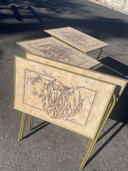 Vintage tv trays