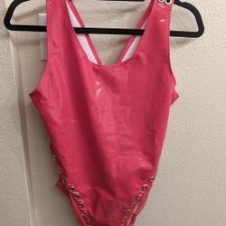 Faux Leather Bodysuit (BRAND NEW WITH TAGS)