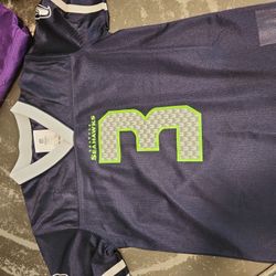 Seattle Seahawks Russell Wilson 3 Kids Small Jersey