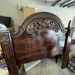 Solid Wood Bed Frame 100$