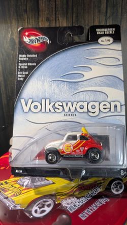 Hot Wheels 100% VW VOLKSWAGEN SERIES BAJA BEETLE RED/WHITE