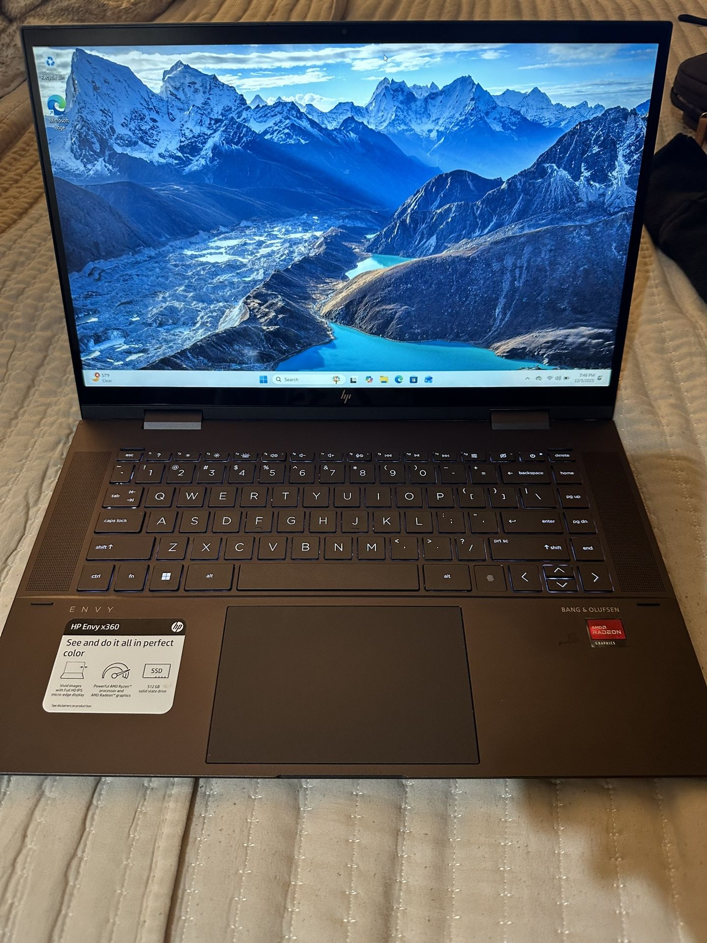 Hp  Envy X360 Touchscreen Laptop