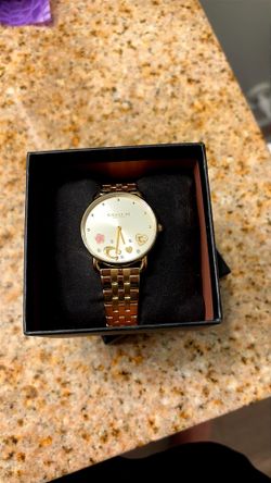 Coach New York Gold-Tone Women's Watch