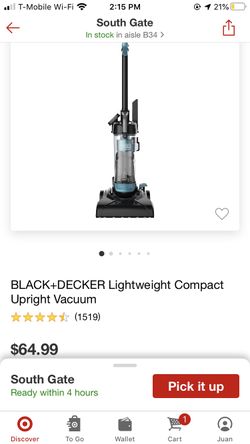 Black Decker Vacuum
