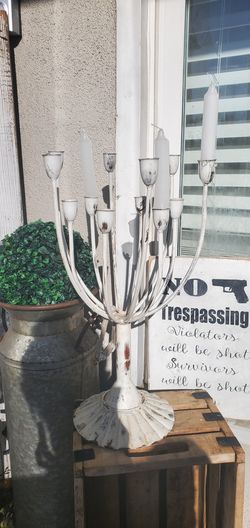 Shabby chic Candle