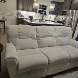 Beautiful Cream Color Double Recliner