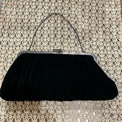 Black Velvet Purse