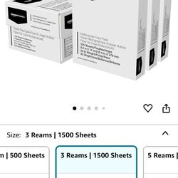 Printer Paper 3 Reams 