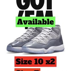 Jordan 11 Cool Gray size 10