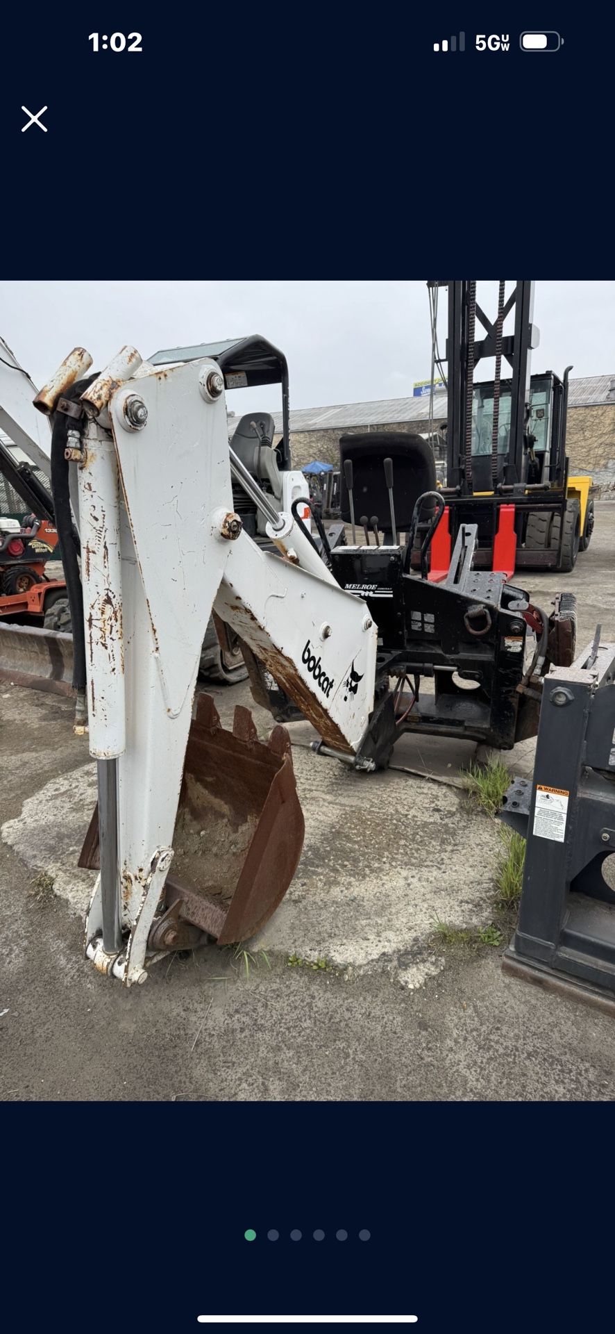 Bobcat 8709 Backhoe Attachment