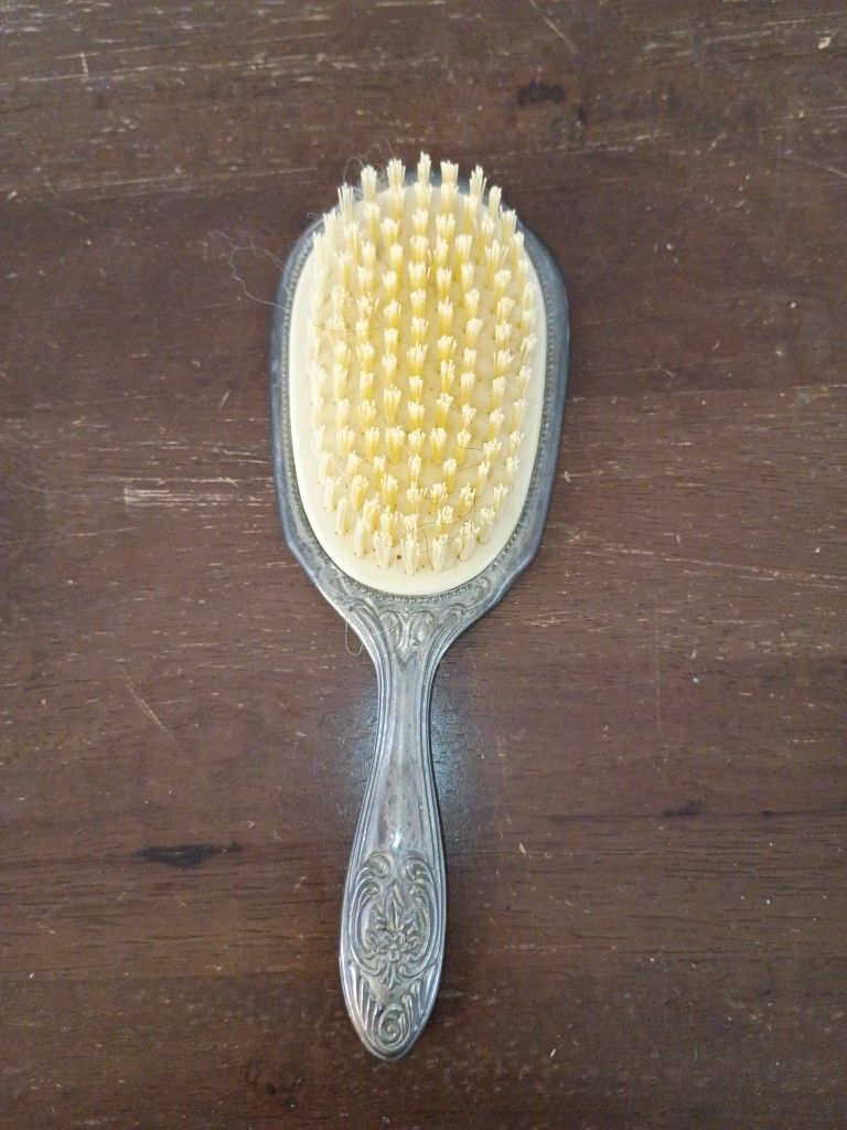 Antique Silver Brush