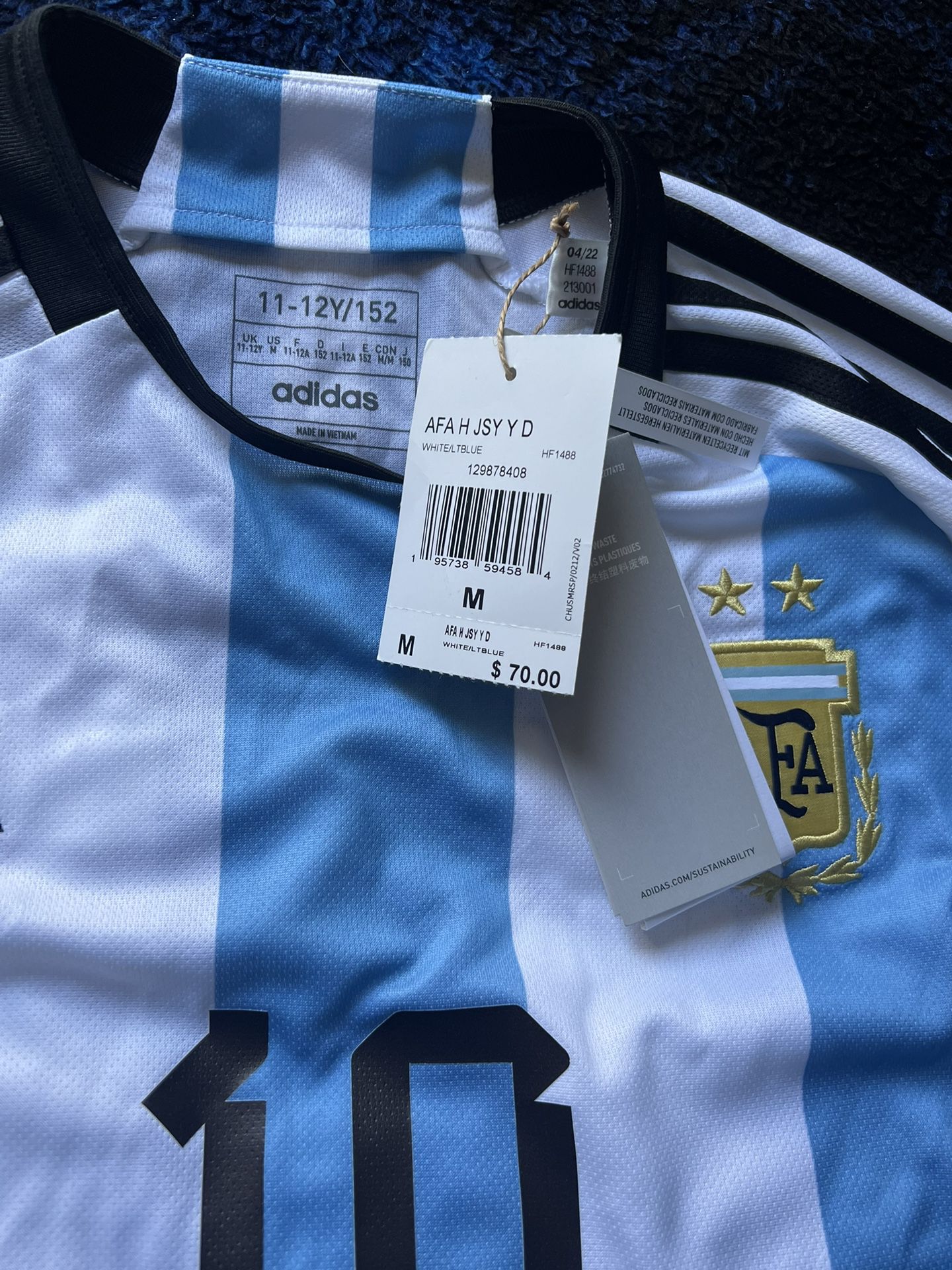 messi argentina original jersey