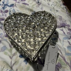 Heart Shaped Trinket Box 
