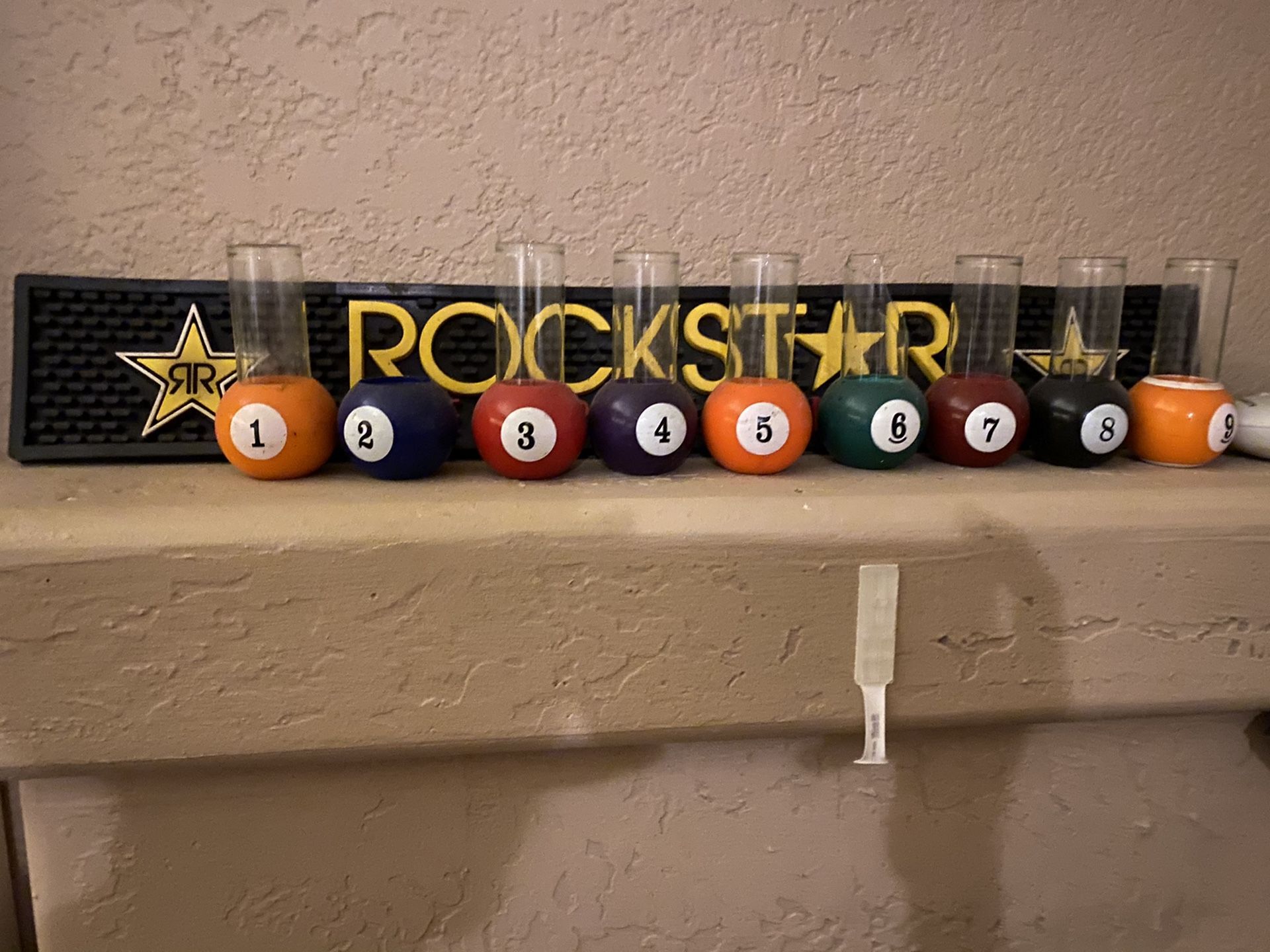 Billiards Shot glass set