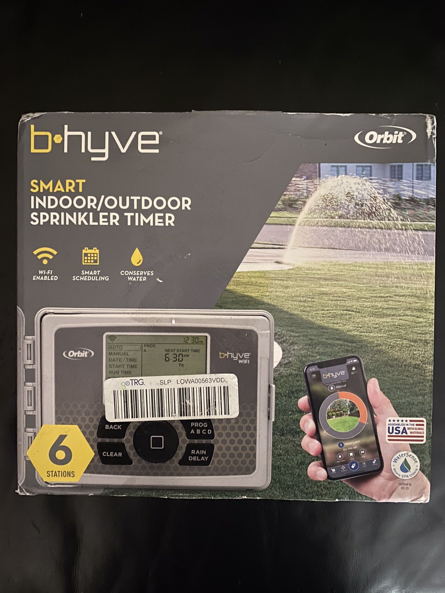 Orbit 57946 B-hyve Indoor/outdoor 6 Station WiFi Sprinkler System Controller