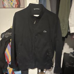 Black Lacoste Jacket size Large 