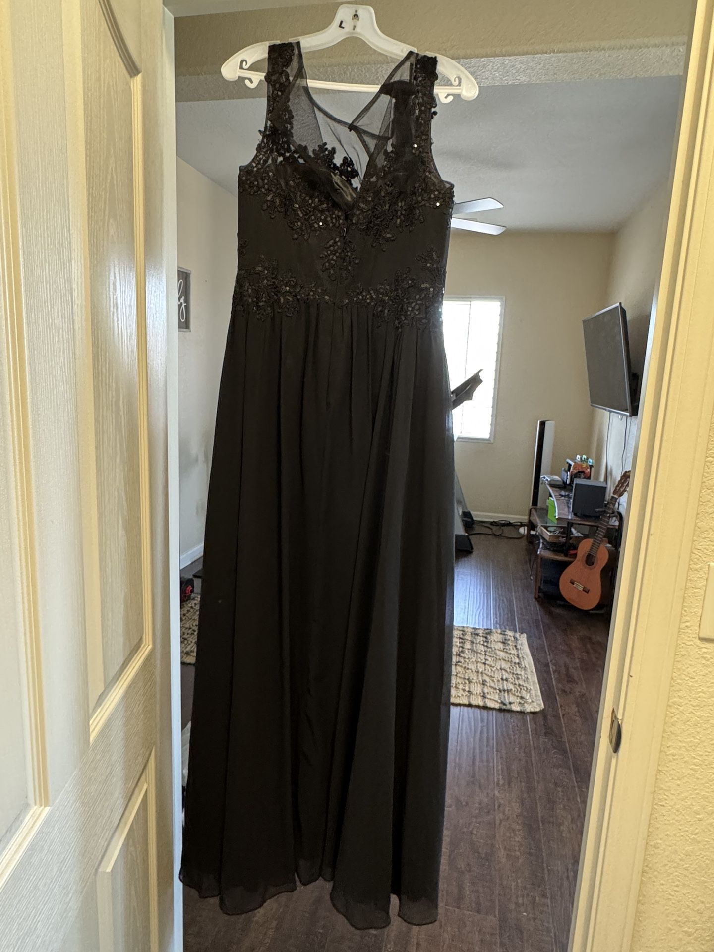 Full Length Black Formal Dress
