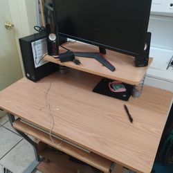 Hp Slim Desktop, 24in LG Ultragear Monitor, Keyboard And Mouse 