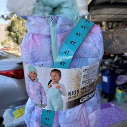 Kids Snow Jacket And Bib