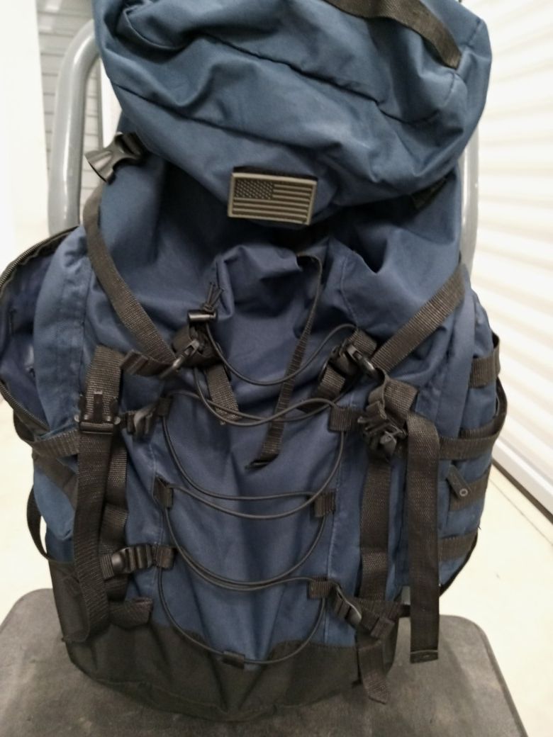 Perfect condition hiking/camping backpack great for the outdoors a lot of room huge storage space