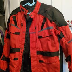 First Gear Motorcycle Jacket $50