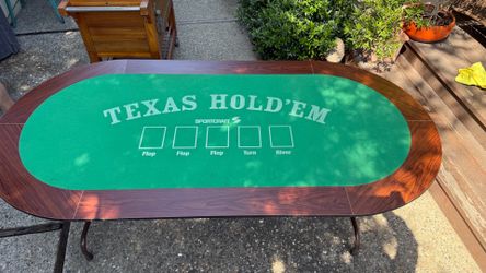 Poker table