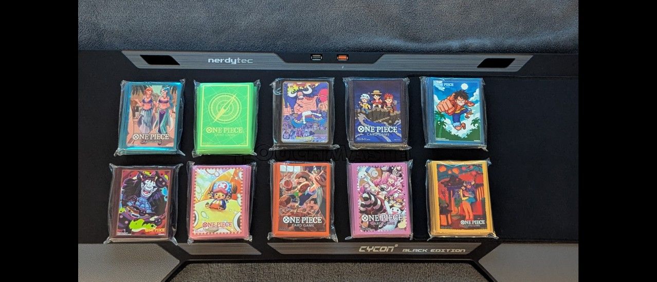 ONE PIECE Card Game Official Card Sleeve Set of 10 Bandai Japan New Unopened